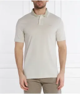 Поло Оксфорд Нью-Йорк relaxed fit Boss Orange, бежевый