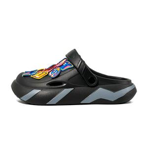 OUBT Радужные клоги с вышитыми буквами Unisex Black