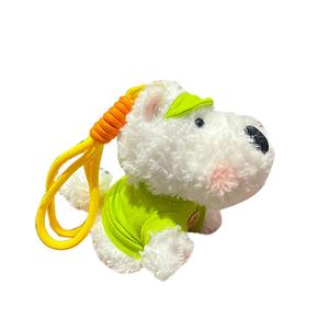 Кукла-брелок из плюша West Highland Scrawled Puppy Bag высотой 13 см Handsome, зеленый