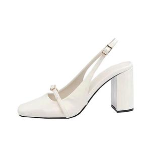 CAOT Туфли на высоком каблуке женские, белые/черные