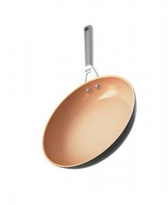 Сковорода премиум-класса из керамики с увеличенным сроком службы, диаметр 10,25 дюйма Ninja, Gray