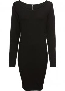 Трикотажное платье повседневного кроя Rainbow, черный