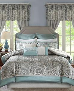 Бристоль 24 шт. Комната в сумке Madison Park Essentials, цвет Teal