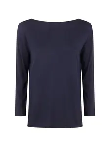 Трикотаж с вырезом "лодочка" Liviana Conti, синий