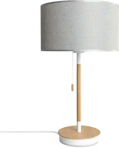 Лампа настольная Paco Home EK CA Uni Color, серый