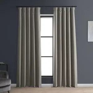 Плотные шторы для гостиниц из искусственного льна Destination Slate Half Price Drapes, grey