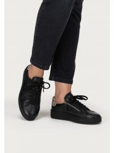 Черные кроссовки из оленьей кожи VITAFORM