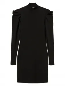 Платье мини с драпировкой Twinset, черный