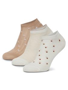 Короткие носки Nine West KR_NW_FRESITA_Z_SS25 (3 PACK), бежевый