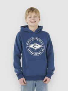 Толстовка Rip Curl Stapler Kids Hoodie, light navy