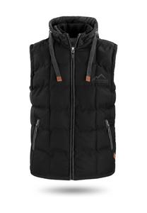 Мужской зимний стеганый жилет Тропе normani, черный