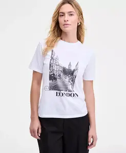 Женская футболка с принтом «Лондон» On 34th, белый