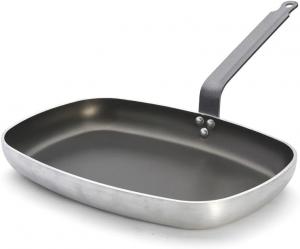 Шоколадная сковорода - Прямоугольная сковорода для рыбы De Buyer, черная