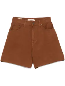 Шорты с завышенной талией Levi's, коричневый