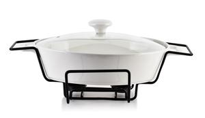 Блюдо Mondex, 26x6,5x38 см, белый