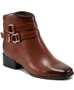 Женские ботинки Sarafina eFlex на блочном каблуке из кожи Easy Spirit, коричневый