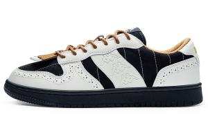 Kappa Кроссовки для скейтбординга Back to Back, устойчивые к скольжению, низкие, унисекс, белые, черные