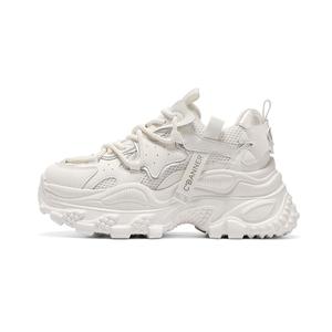 Женские массивные кроссовки Low Top C°BANNER, бело-голубые