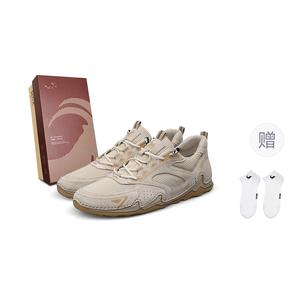 BECK Горные стражи коллекция амортизация противоскользящие износостойкие дышащие низкие кеды мужские песочные, цвет Sand[Comes with Brand Socks]