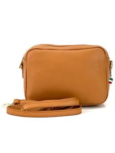Сумка через плечо Florence, кожа, светло-коричневый/бежевый, примерно 22 см Florence
