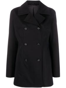 TOTEME двубортный пиджак из органического хлопка, черный