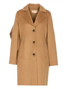 Однобортное пальто Michael Michael Kors, коричневый