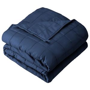 Одеяло Bare Home весом 20 фунтов, цвет Cotton Dark Blue