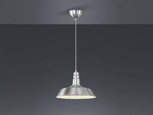 Подвесной светильник металлический абажур серебро Ø 36см Reality Leuchten