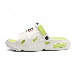 CariteSport Износостойкие слайдеры унисекс бело-зеленые, цвет White Green