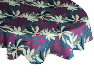 Скатерть Adam "Джунгли", (1 шт.), GOTS органический, сертифицирован CERES 0242Производство: Германия 80х80 см, темно-синий/фиолетовый