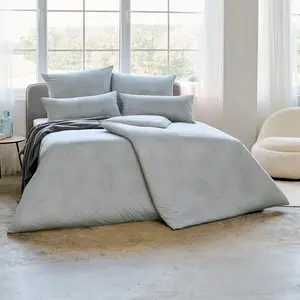 Постельное белье Mako Interlock Jersey Pippa серое 140x200 см + 70x90 см Estella