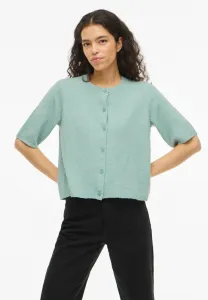 Вилига кардиган с воротником Vila, Blue Surf