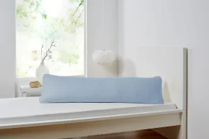 Наволочка Primera "Боковая подушка для сна", (1 шт.), из мягкого тонкого трикотажа 40х140 см, цвет blue sky