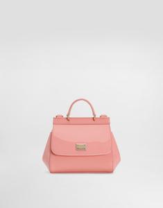 Сумка Sicily из лакированной кожи DOLCE & GABBANA, розовый