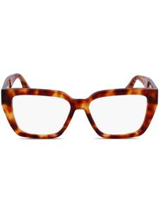 Victoria Beckham Eyewear солнцезащитные очки черепаховой расцветки, коричневый