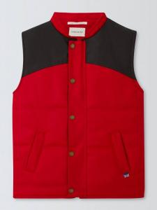 Вел Gilet из шерсти Halcombe Peregrine, Red