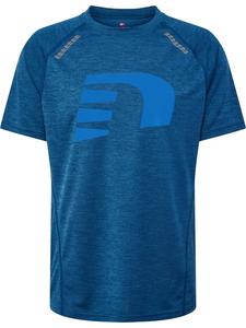 Спортивная футболка Newline S/S Raglanärmel Nwlorlando Laufen Herren, цвет majolica blue melange