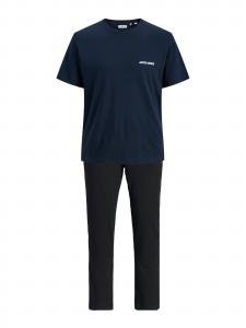JACK & JONES Пижама длинная 'JACEVEREST' в цвете Navy