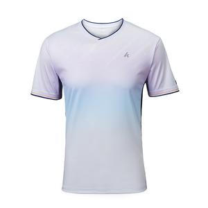 Футболка для бадминтона унисекс Kawasaki, женская яблочно-зеленая