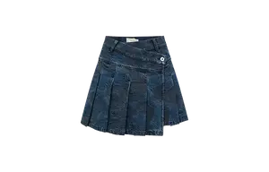 Feng Chen Wang Джинсовая короткая юбка женская синяя