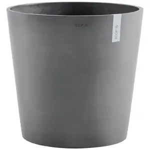 Цветочный горшок ECOPOTS «Амстердам», ØxВ: 50x43,8 см, серый