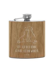 Mr. & Mrs. Panda Фляжка с надписью «Любовь к собаке» коричневого цвета