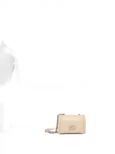 Сумка-клапан K/Autograph с цепочным ремешком KARL LAGERFELD, нейтральный