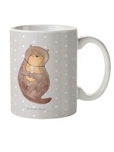 Детская кружка из ракушки выдры, пастельно-серого цвета Mr. & Mrs. Panda