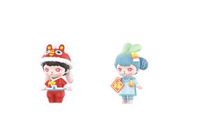 Загадочная коробка Bunny Happy New Year Collection: одиночная загадочная коробка/полный набор 12 шт POP MART