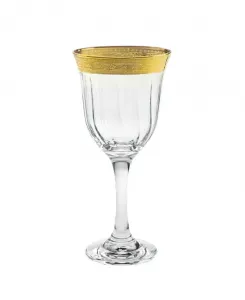 Набор из 6 бокалов красного вина, коллекция «Мелания», золото Lorren Home Trends, multi