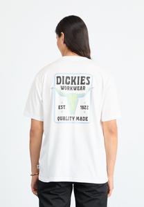 Футболка с принтом FORT PECK TEE Dickies, белый