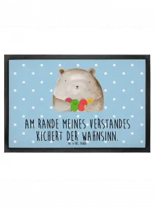 Коврик Mr & Mrs Panda Bär Gefühl, цвет blau pastell