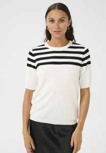 Футболка с принтом KALIZZA STRIPED Kaffe, черный