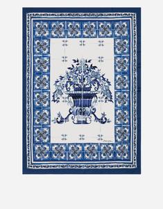 Шелковое одеяло на шерстяной подкладке Dolce&Gabbana, мультиколор